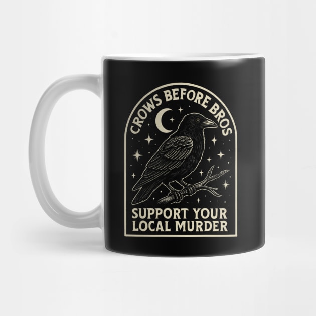 CROWS-BEFORE-BROS by Creatifly Graphic Tees